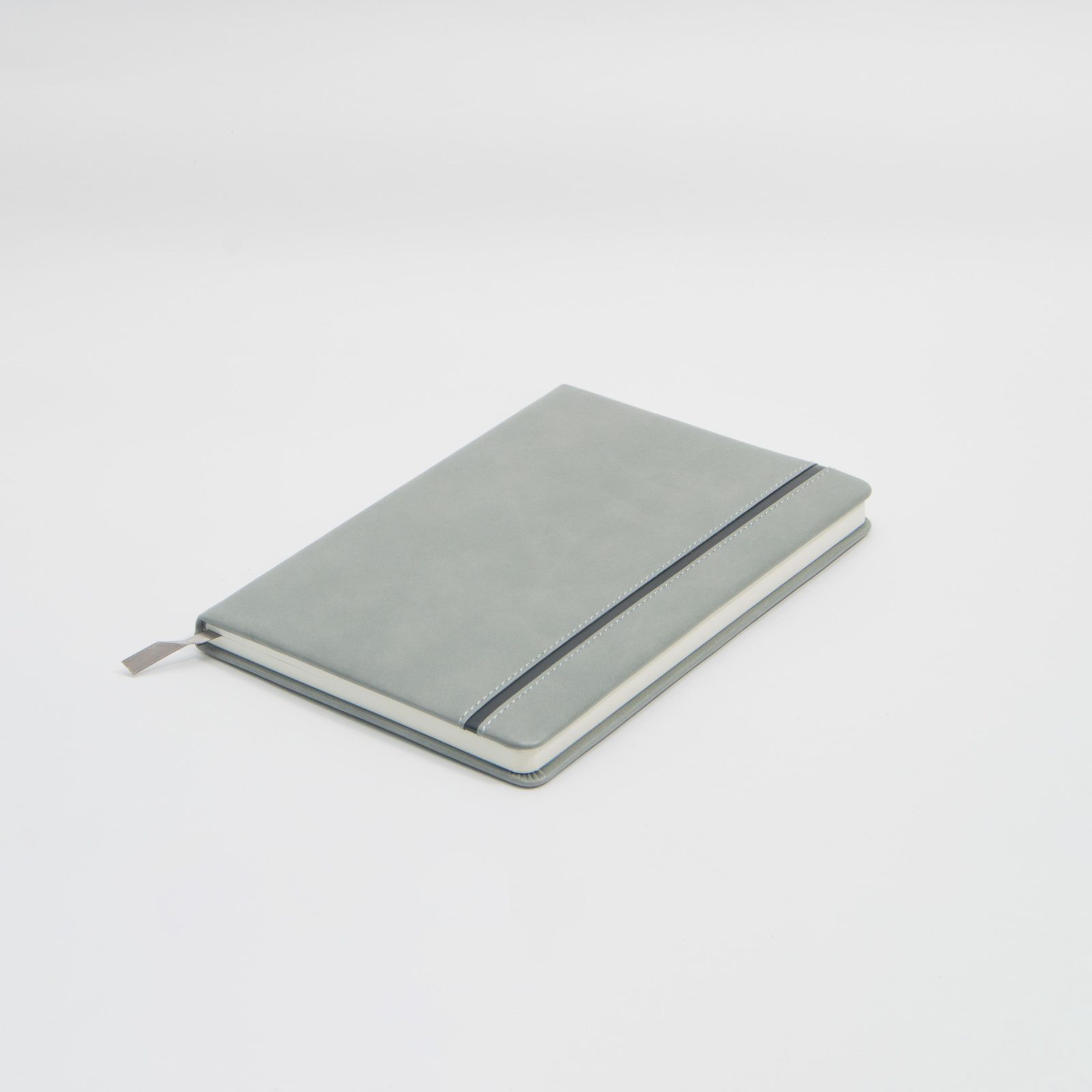 Notebook-A5 Black-Grey with Stitching