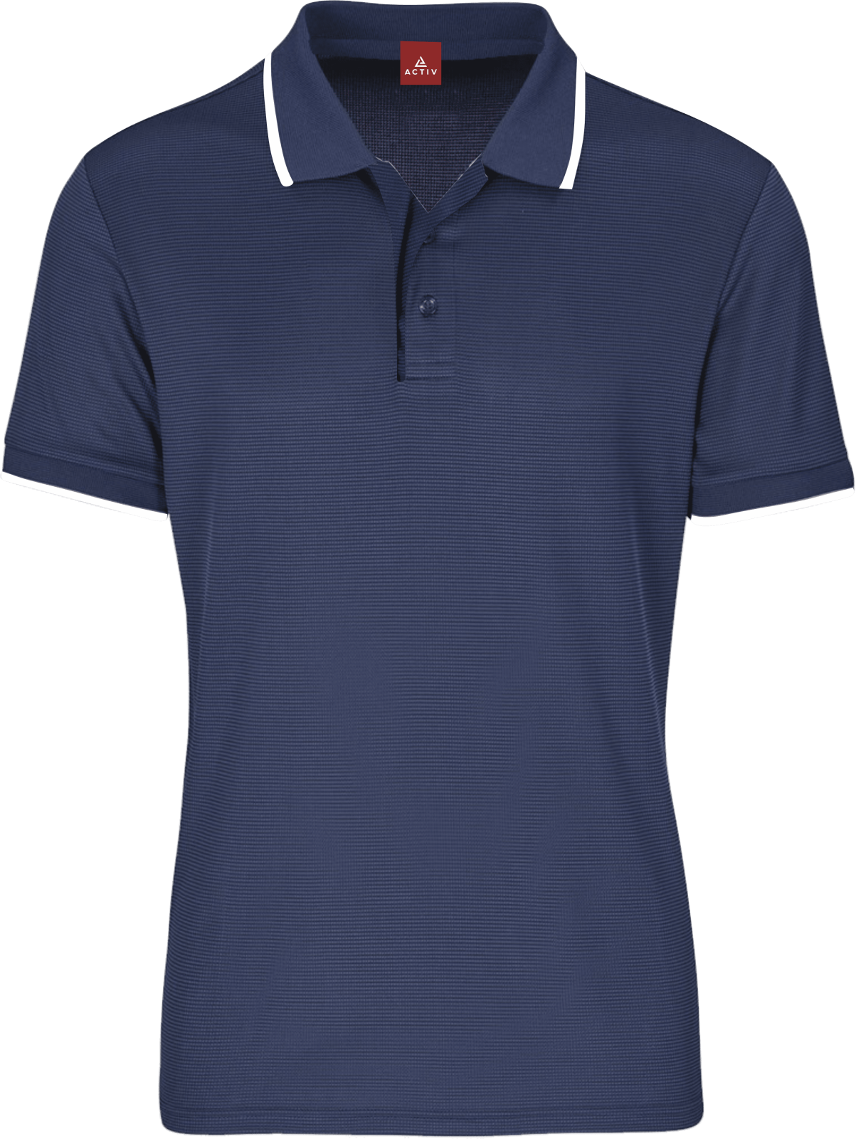 Golf Shirt-Crest Navy M
