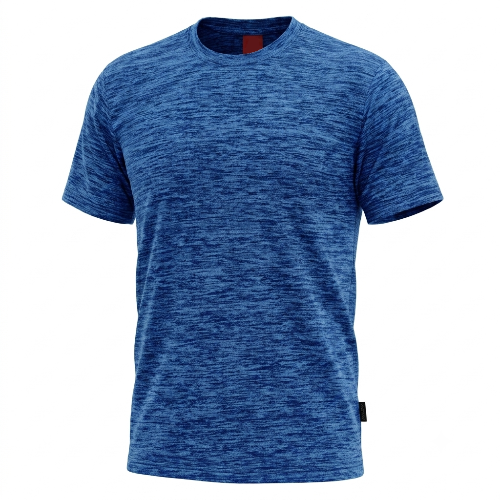 Tshirt-Round neck Marble Navy 4XL
