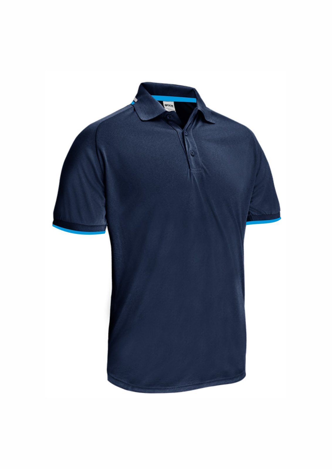 Golf Shirt-Romen Navy & White XXL