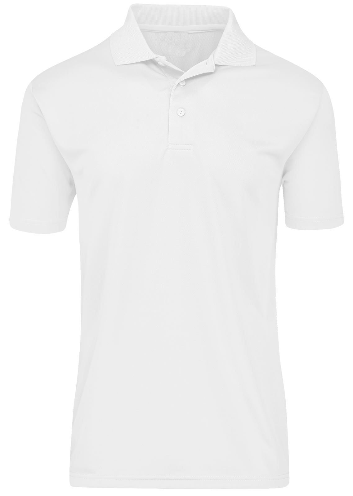 Golf Shirt-Moisture Manangement White L