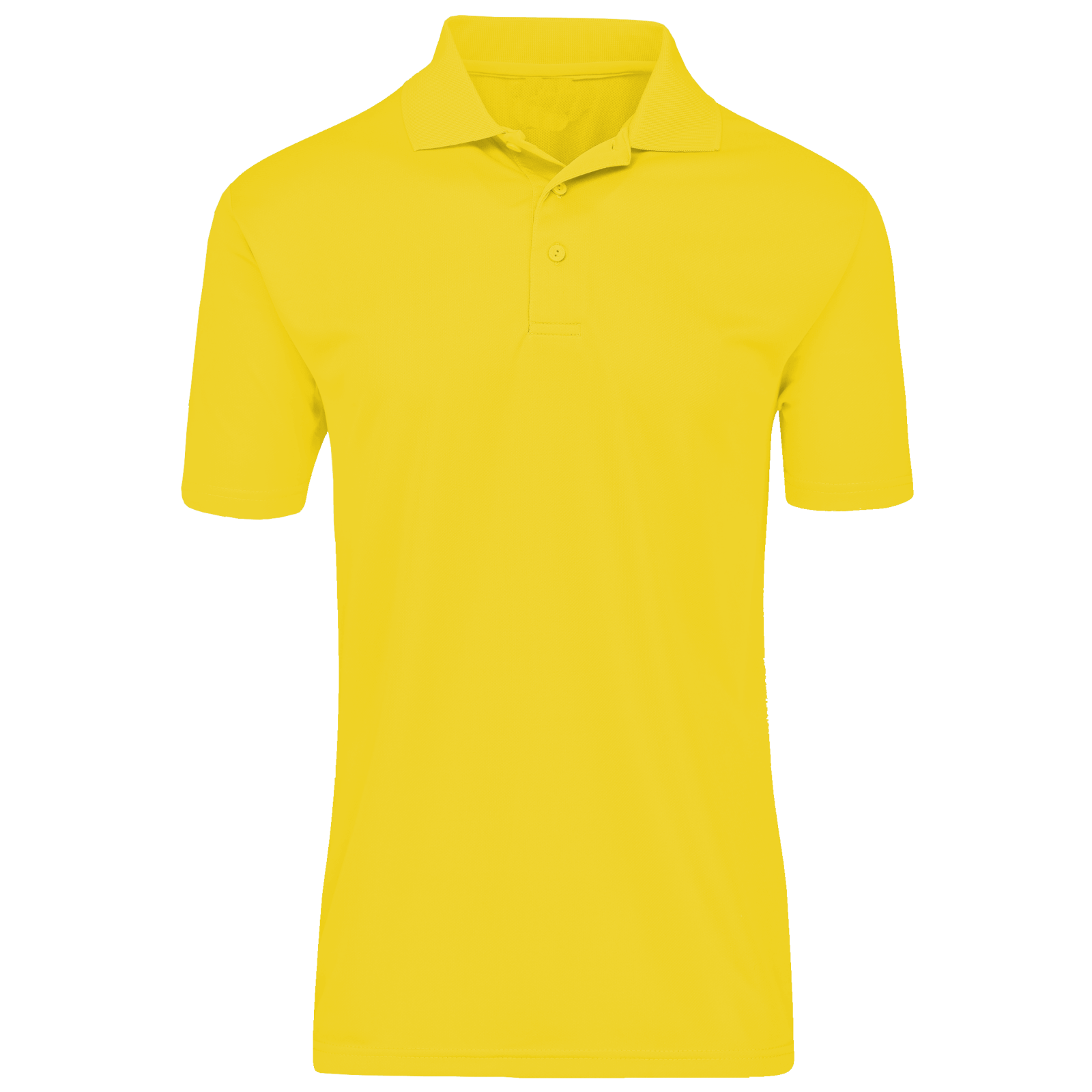 Golf Shirt- Moisture Yellow L